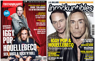 Quand Iggy Pop rencontre Michel Houellebecq (interview croisée) : « Un livre c'est comme une guitare acoustique » – littéraire : Critiques livres, romans et