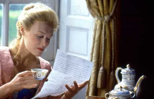 Madame de Merteuil (Glenn Close) dans la célèbre adaptation de Stephen Frears (1988)